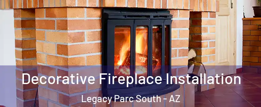 Decorative Fireplace Installation Legacy Parc South - AZ