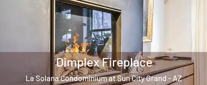Dimplex Fireplace La Solana Condominium at Sun City Grand - AZ
