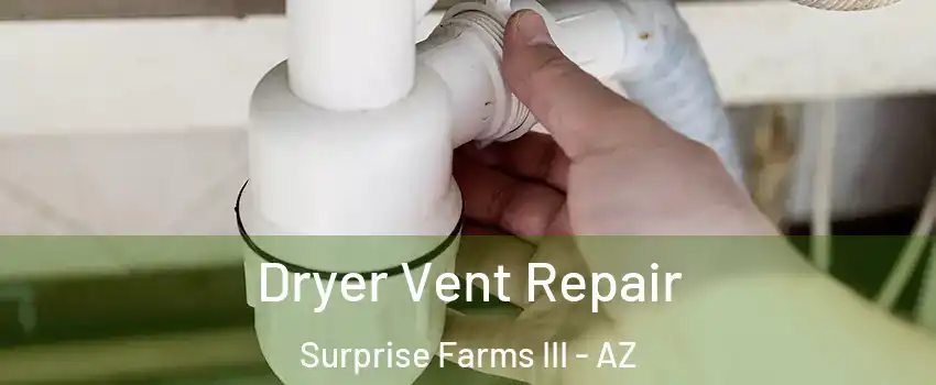 Dryer Vent Repair Surprise Farms III - AZ