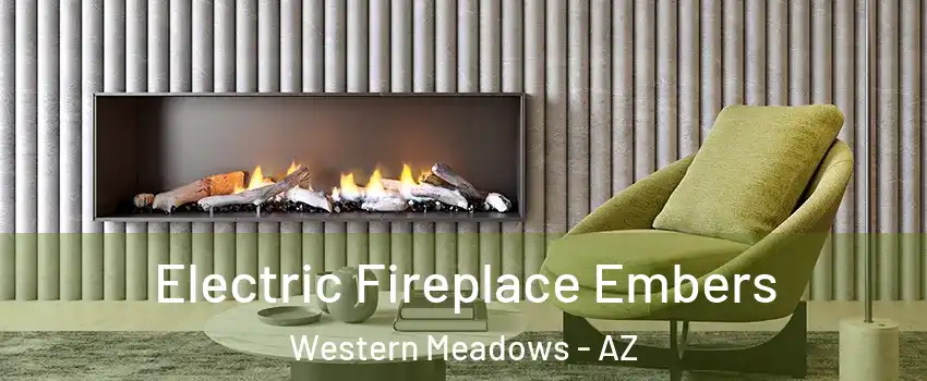 Electric Fireplace Embers Western Meadows - AZ