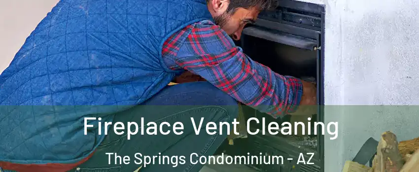 Fireplace Vent Cleaning The Springs Condominium - AZ
