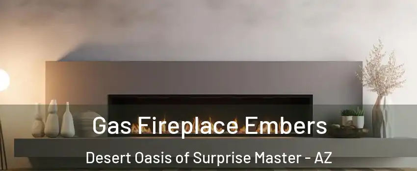 Gas Fireplace Embers Desert Oasis of Surprise Master - AZ