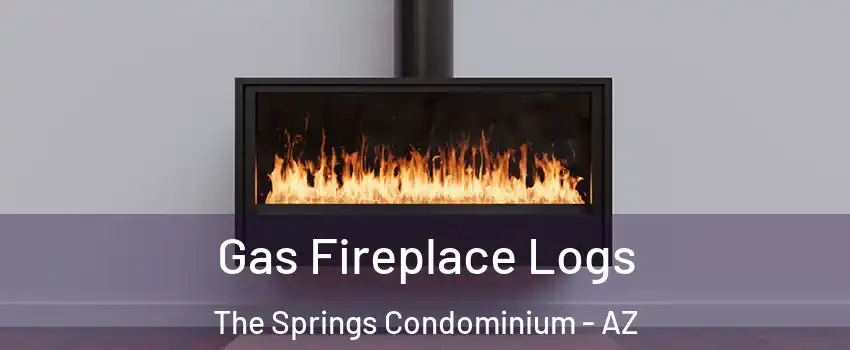 Gas Fireplace Logs The Springs Condominium - AZ