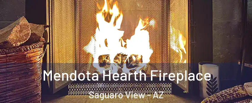 Mendota Hearth Fireplace Saguaro View - AZ