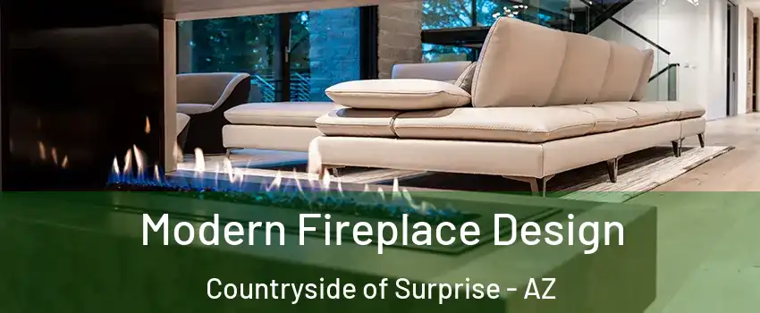 Modern Fireplace Design Countryside of Surprise - AZ