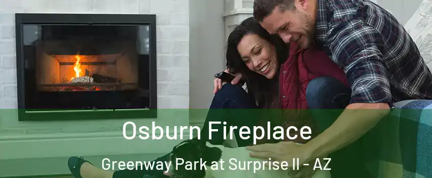 Osburn Fireplace Greenway Park at Surprise II - AZ